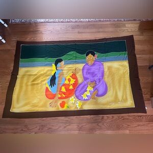 Tahitian pareo, Vahine Tahiti sarong beachy dress skirt or home decor’